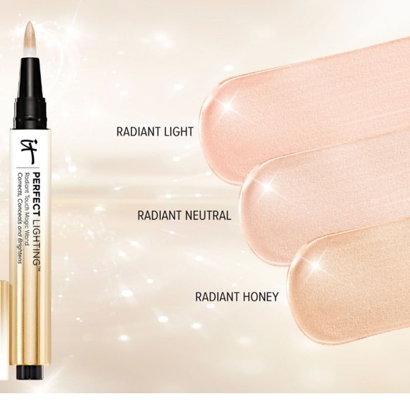 ♣️🌙Rare! It Cosmetics Radiant Honey Perfect Lighting Radiant Touch Magic Wand - Picture 5 of 11